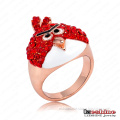 18k Rose Gold Ring Jewellery, Popular Cute Engagement Ring Jewellery, Austrian Crystals Fashion Ring Jewelry (Ri-HQ0209)